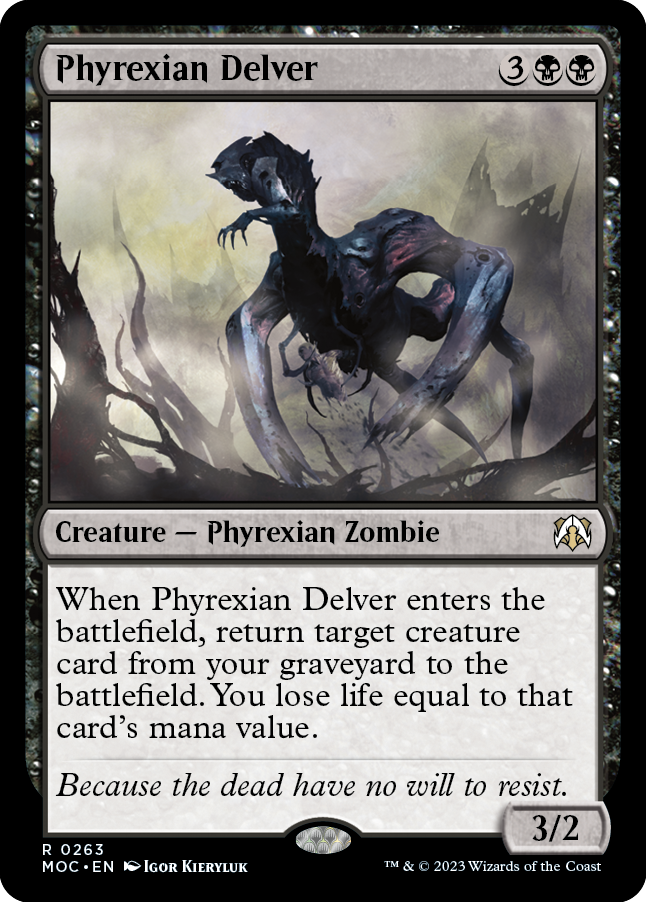 Phyrexian Delver [March of the Machine Commander] | Event Horizon Hobbies CA