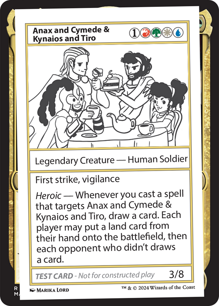 Anax and Cymede & Kynaios and Tiro [Mystery Booster 2 Playtest Cards] | Event Horizon Hobbies CA