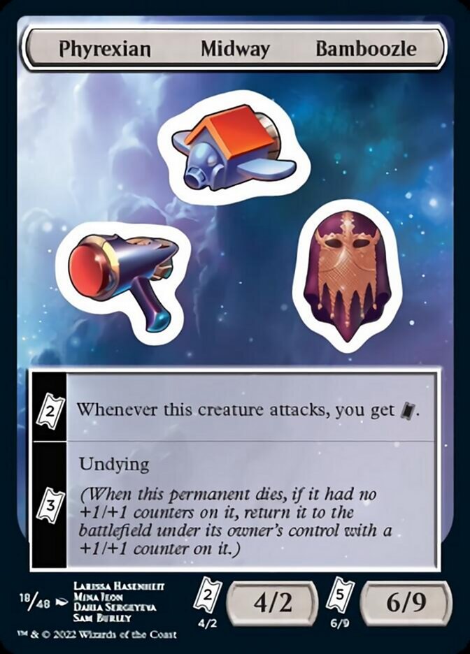 Phyrexian Midway Bamboozle [Unfinity Stickers] | Event Horizon Hobbies CA