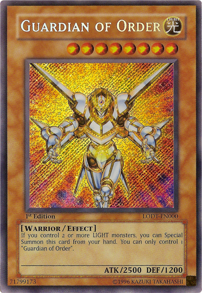 Guardian of Order [LODT-EN000] Secret Rare | Event Horizon Hobbies CA