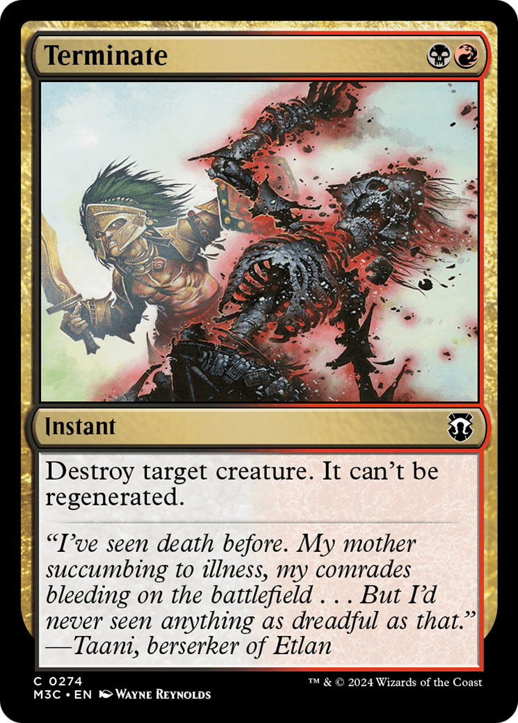 Terminate (Ripple Foil) [Modern Horizons 3 Commander] | Event Horizon Hobbies CA