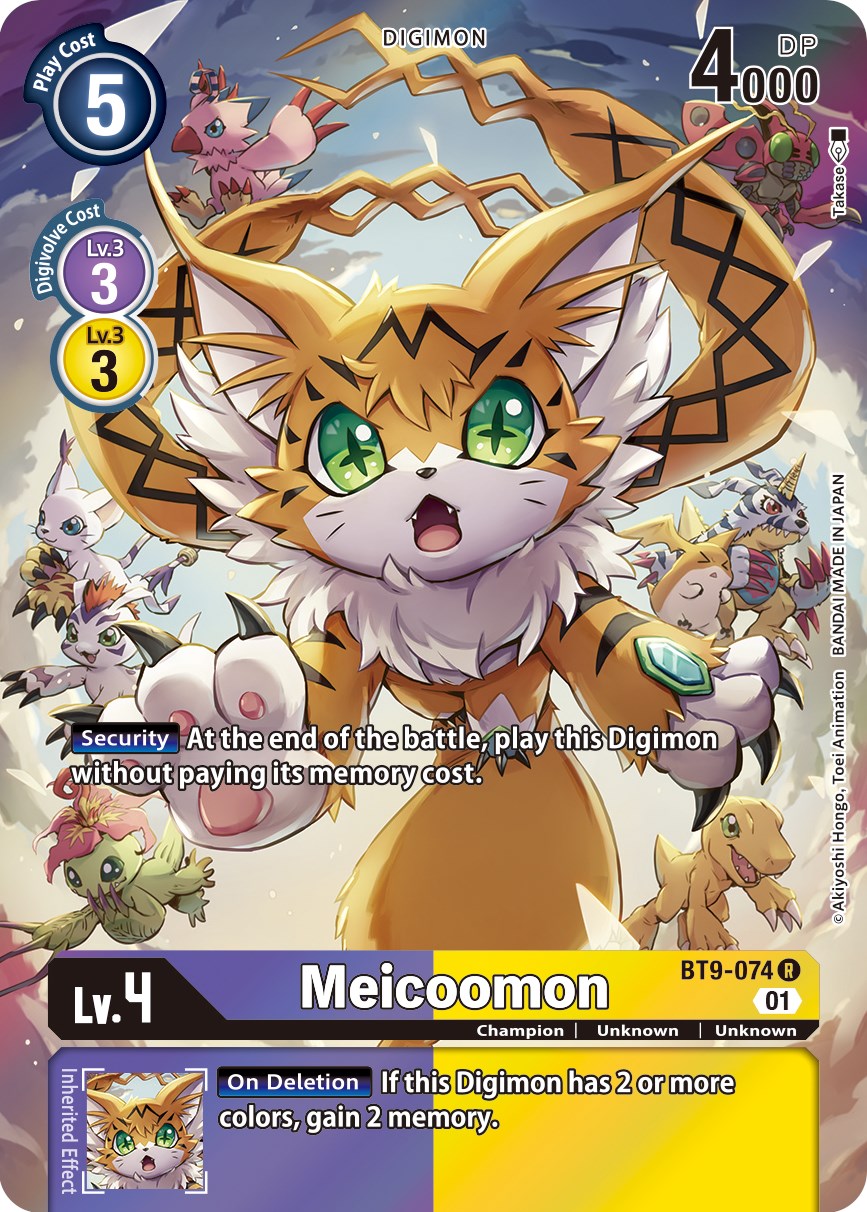 Meicoomon [BT9-074] (Alternate Art) [X Record] | Event Horizon Hobbies CA