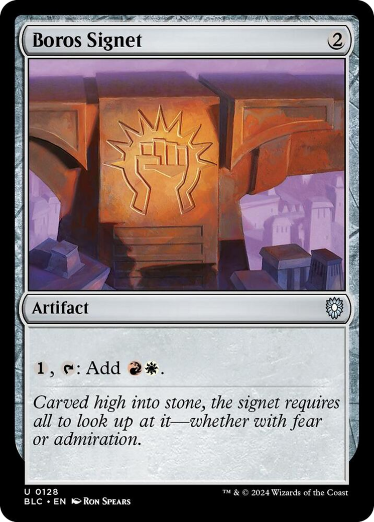 Boros Signet [Bloomburrow Commander] | Event Horizon Hobbies CA