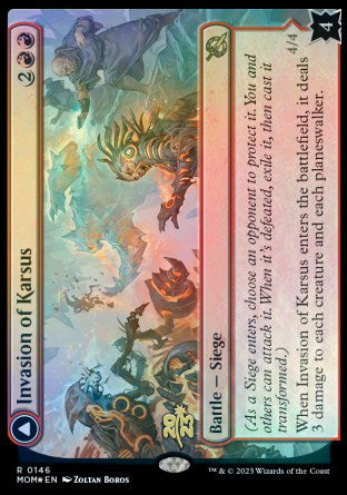 Invasion of Karsus // Refraction Elemental [March of the Machine Prerelease Promos] | Event Horizon Hobbies CA