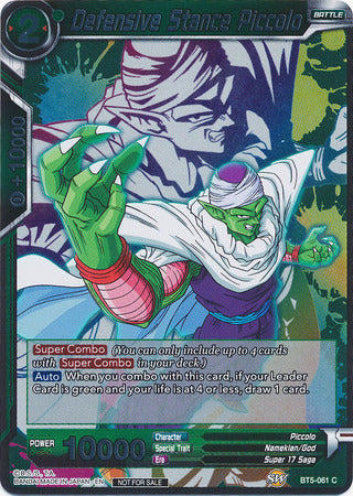 Defensive Stance Piccolo (Event Pack 4) (BT5-061) [Promotion Cards] | Event Horizon Hobbies CA