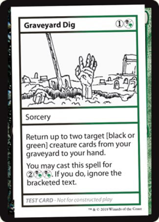 Graveyard Dig (2021 Edition) [Mystery Booster Playtest Cards] | Event Horizon Hobbies CA