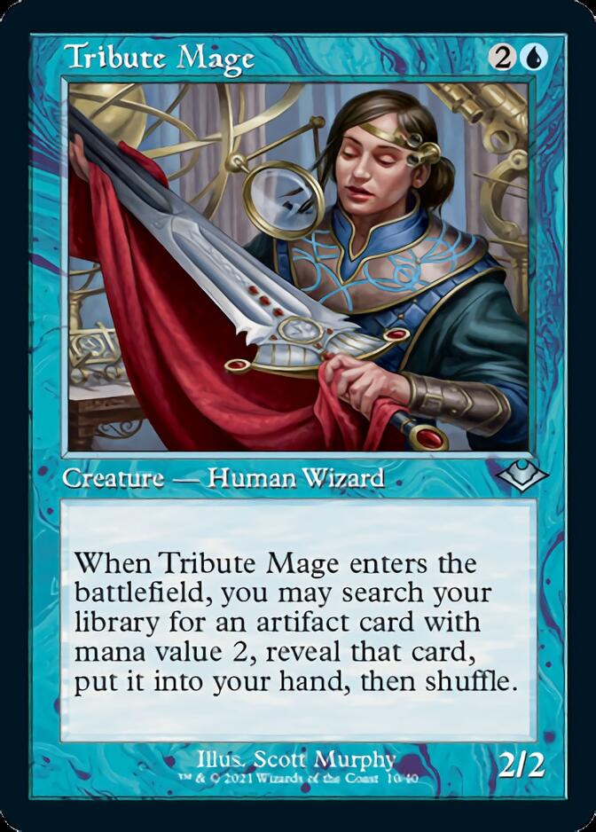 Tribute Mage (Retro Foil Etched) [Modern Horizons] | Event Horizon Hobbies CA