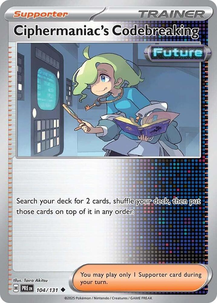 Ciphermaniac's Codebreaking (104/131) [Scarlet & Violet: Prismatic Evolutions]