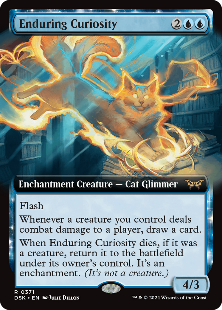 Enduring Curiosity (Extended Art) [Duskmourn: House of Horror] | Event Horizon Hobbies CA