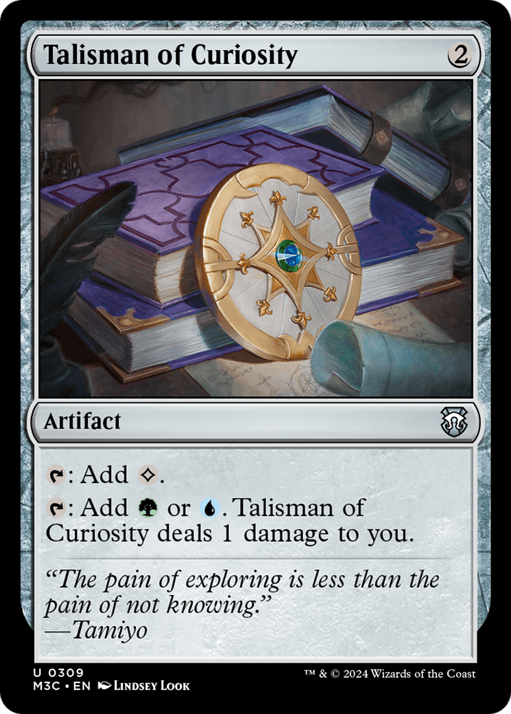 Talisman of Curiosity (Ripple Foil) [Modern Horizons 3 Commander] | Event Horizon Hobbies CA