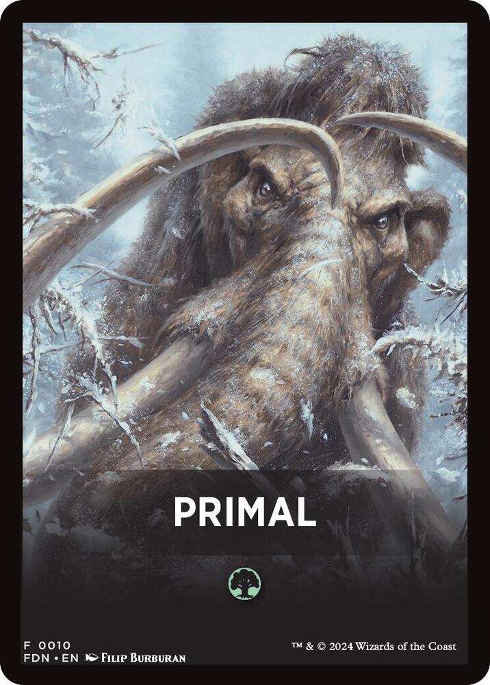 Primal Theme Card [Foundations Tokens] | Event Horizon Hobbies CA