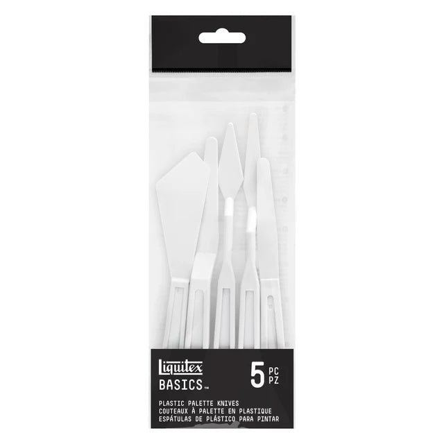 Liquitex Basics - Plastic Painting Knives Set 5pc | Event Horizon Hobbies CA