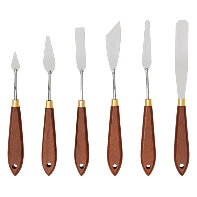 Liquitex Basics - Metal Painting Knives x6 Set