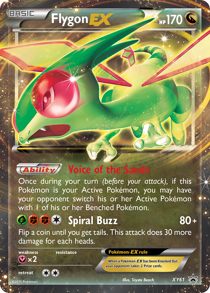 Flygon EX (XY61) [XY: Black Star Promos] | Event Horizon Hobbies CA