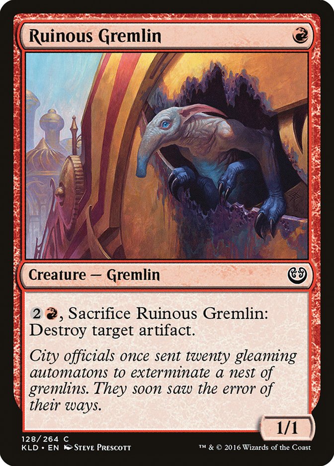 Ruinous Gremlin [Kaladesh] | Event Horizon Hobbies CA