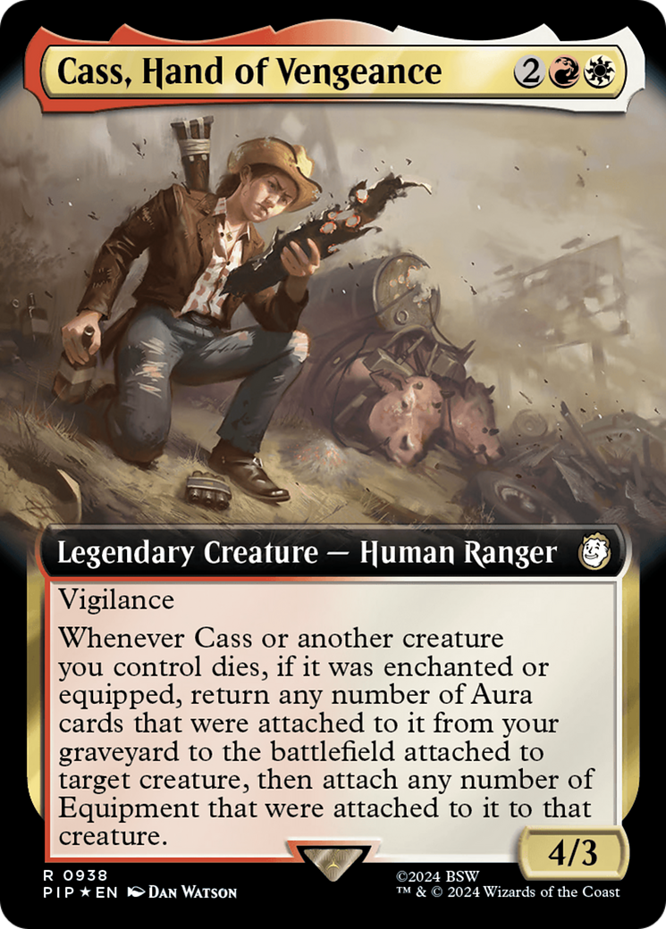 Cass, Hand of Vengeance (Extended Art) (Surge Foil) [Fallout] | Event Horizon Hobbies CA