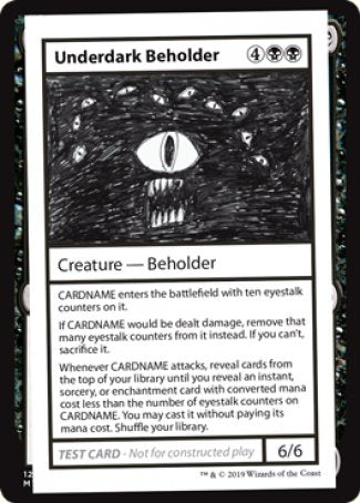 Underdark Beholder (2021 Edition) [Mystery Booster Playtest Cards] | Event Horizon Hobbies CA