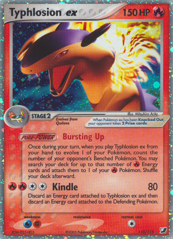 Typhlosion ex (110/115) [EX: Unseen Forces] | Event Horizon Hobbies CA