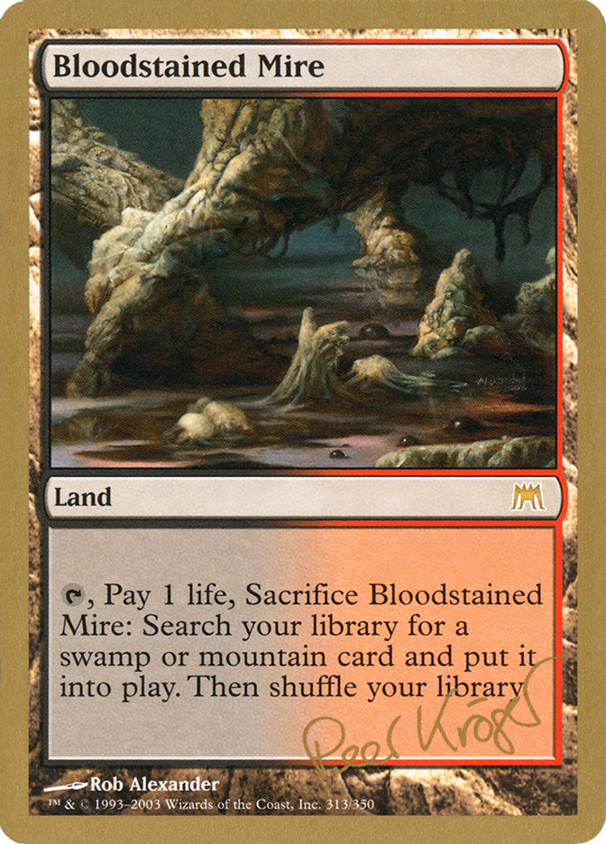 Bloodstained Mire (Peer Kroger) [World Championship Decks 2003] | Event Horizon Hobbies CA