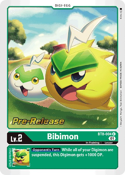 Bibimon [BT8-004] [New Awakening Pre-Release Cards] | Event Horizon Hobbies CA