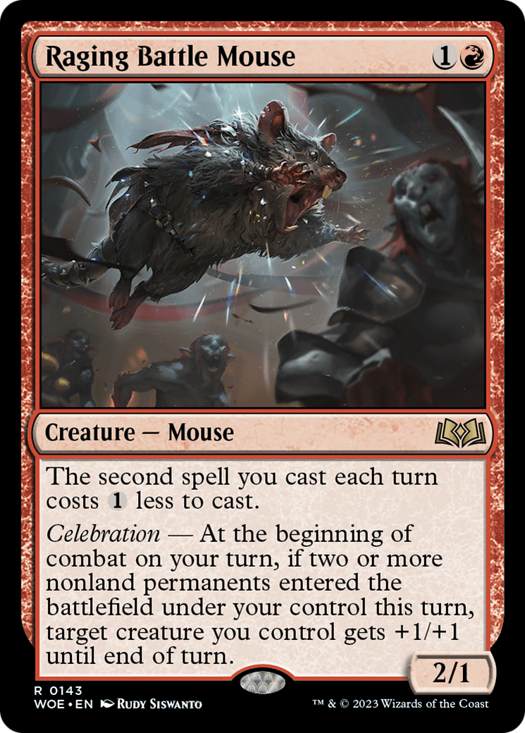 Raging Battle Mouse [Wilds of Eldraine] | Event Horizon Hobbies CA