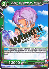 Trunks, Protector of Children (Winner Stamped) (BT1-069) [Tournament Promotion Cards] | Event Horizon Hobbies CA