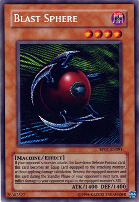 Blast Sphere [RP01-EN091] Secret Rare | Event Horizon Hobbies CA