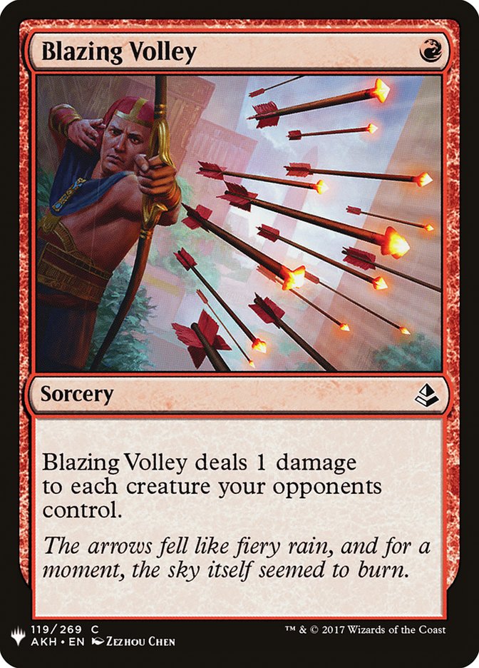 Blazing Volley [Mystery Booster] | Event Horizon Hobbies CA