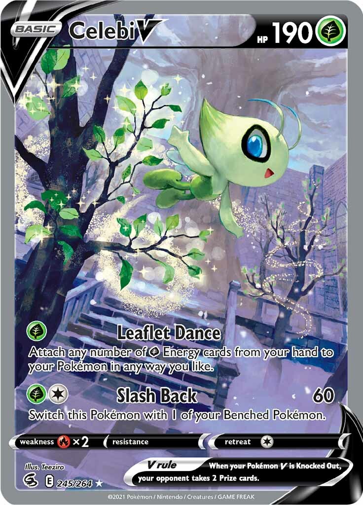 Celebi V (245/264) [Sword & Shield: Fusion Strike] | Event Horizon Hobbies CA