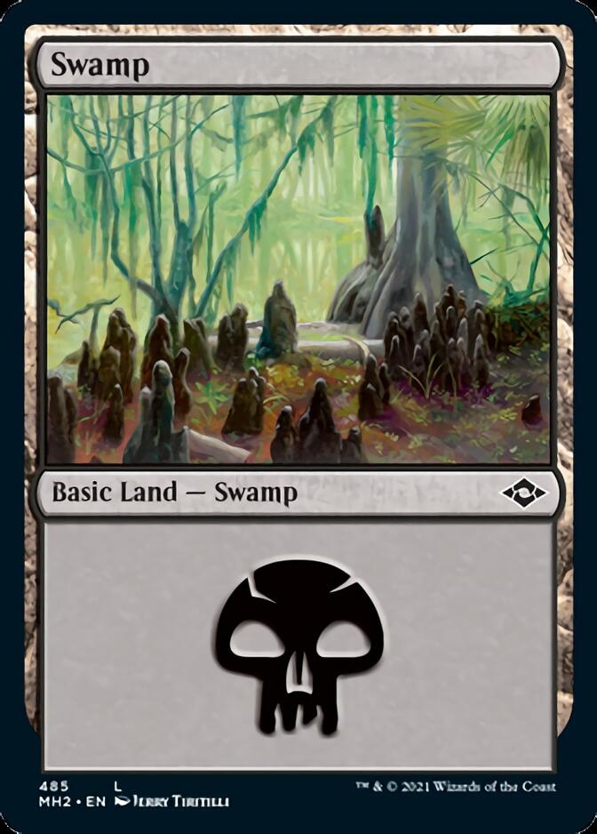 Swamp (485) (Foil Etched) [Modern Horizons 2] | Event Horizon Hobbies CA