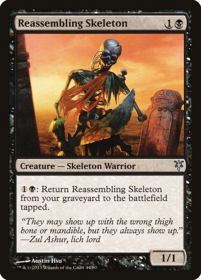 Reassembling Skeleton [Duel Decks: Sorin vs. Tibalt] | Event Horizon Hobbies CA