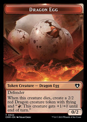 City's Blessing // Dragon Egg Double-Sided Token [Commander Masters Tokens] | Event Horizon Hobbies CA