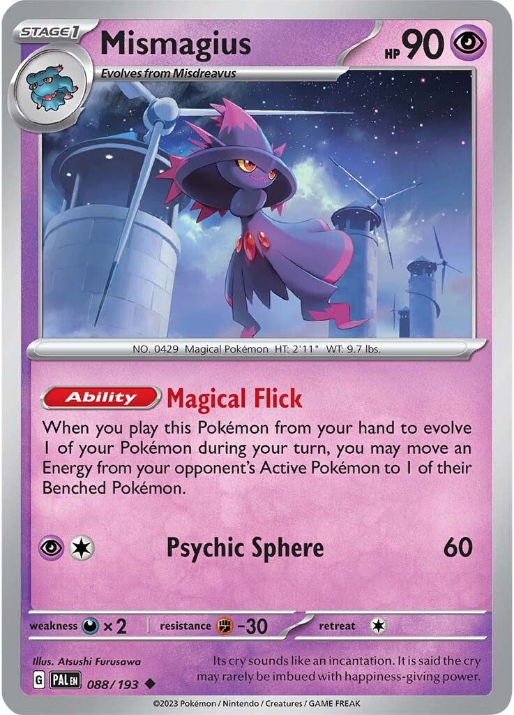 Mismagius (088/193) [Scarlet & Violet: Paldea Evolved] | Event Horizon Hobbies CA