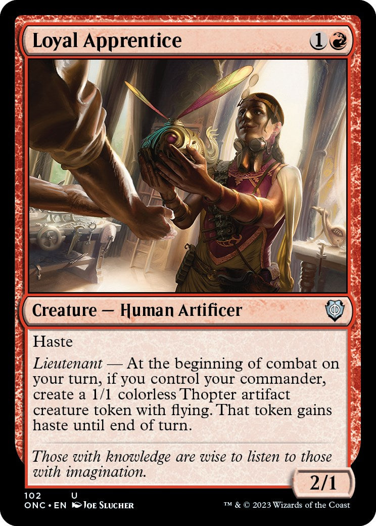 Loyal Apprentice [Phyrexia: All Will Be One Commander] | Event Horizon Hobbies CA