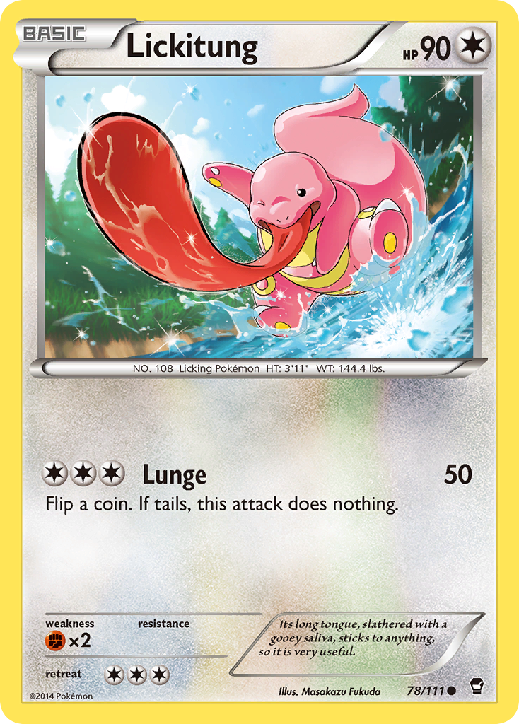 Lickitung (78/111) [XY: Furious Fists] | Event Horizon Hobbies CA