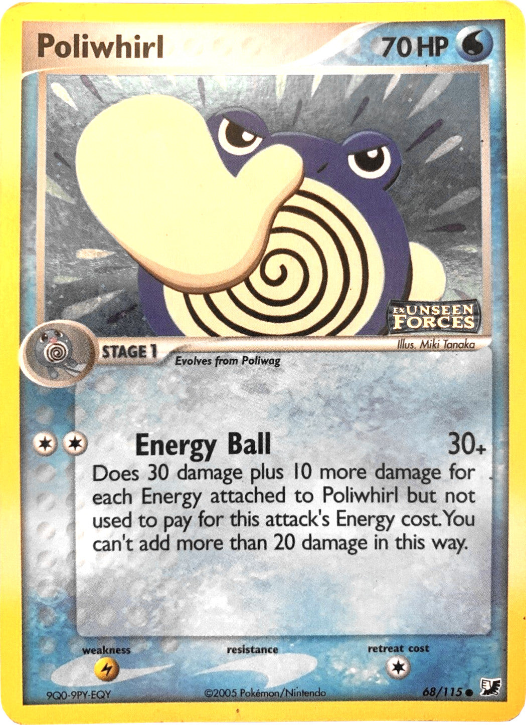 Poliwhirl (68/115) (Stamped) [EX: Unseen Forces] | Event Horizon Hobbies CA