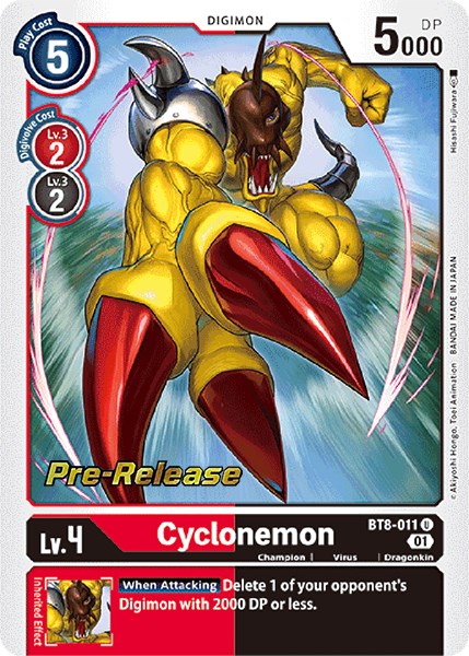 Cyclonemon [BT8-011] [New Awakening Pre-Release Cards] | Event Horizon Hobbies CA