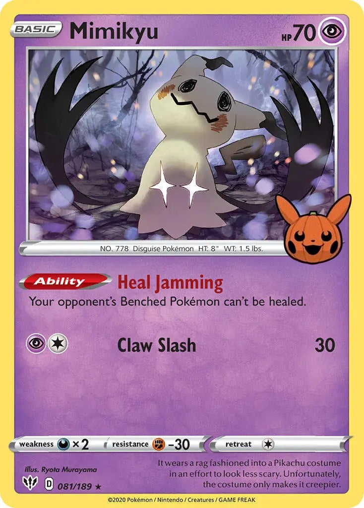 Mimikyu (081/189) [Trick or Trade] | Event Horizon Hobbies CA