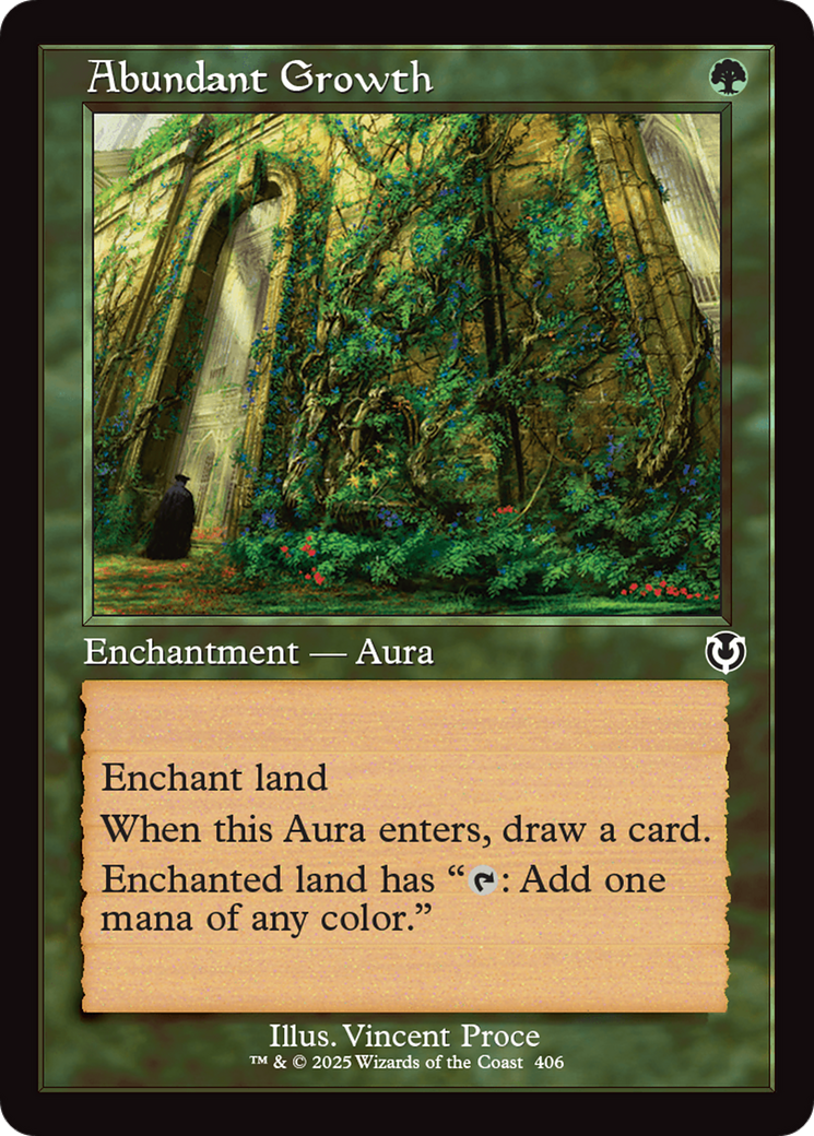 Abundant Growth (Retro Frame) [Innistrad Remastered] | Event Horizon Hobbies CA