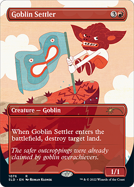 Goblin Settler (Borderless) [Secret Lair Drop Series] | Event Horizon Hobbies CA