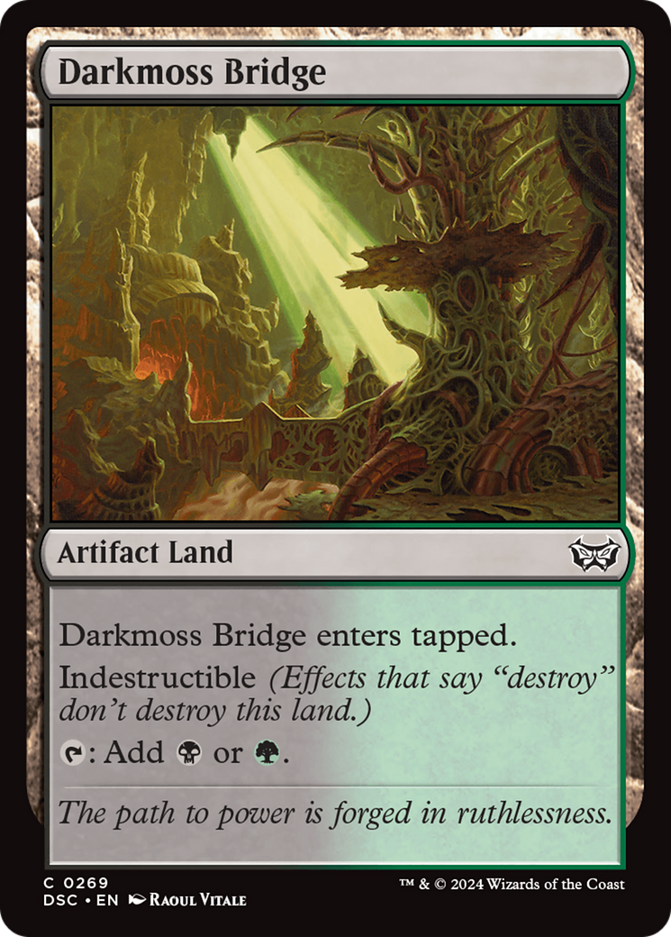 Darkmoss Bridge [Duskmourn: House of Horror Commander]