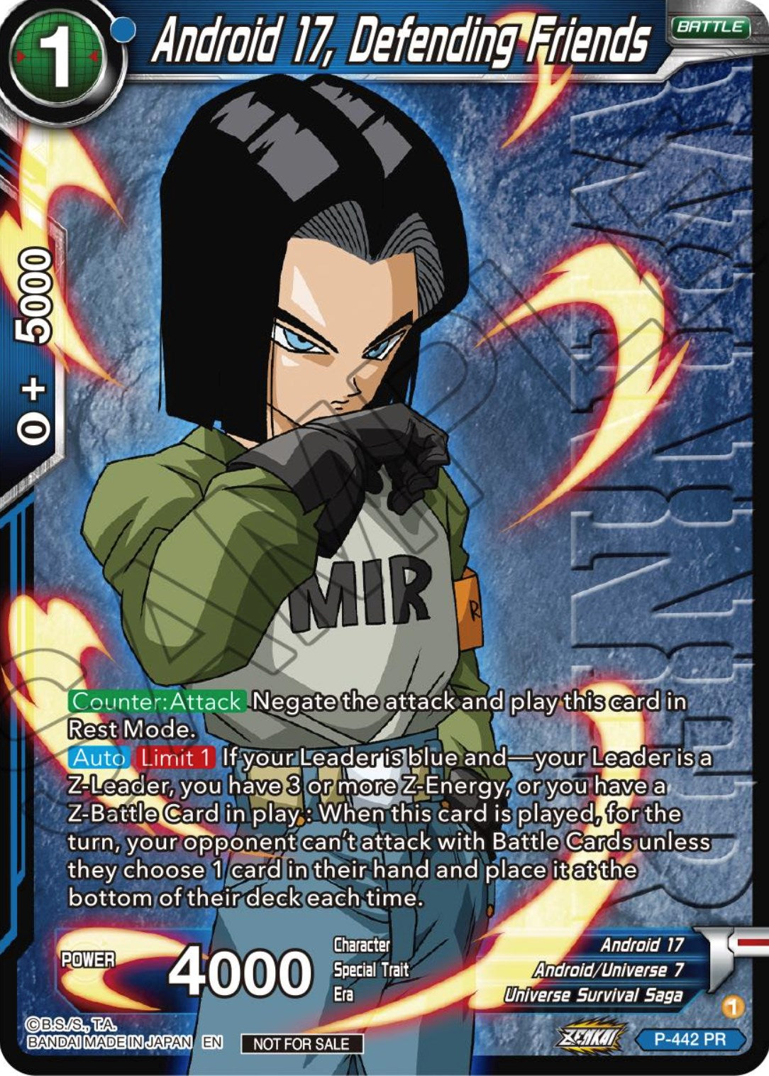 Android 17, Defending Friends (Winner) (P-442) [Tournament Promotion Cards] | Event Horizon Hobbies CA