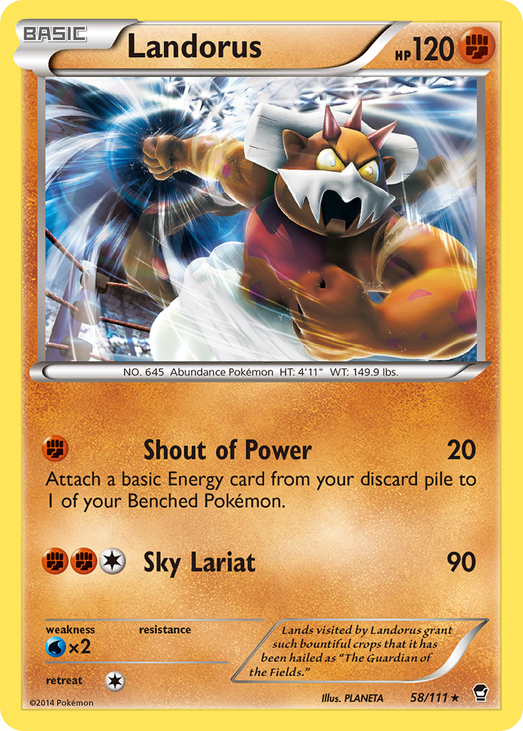 Landorus (58/111) [XY: Furious Fists] | Event Horizon Hobbies CA