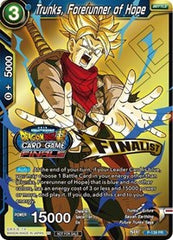 Trunks, Forerunner of Hope (Championship Final 2019) (Finalist) (P-139) [Tournament Promotion Cards] | Event Horizon Hobbies CA