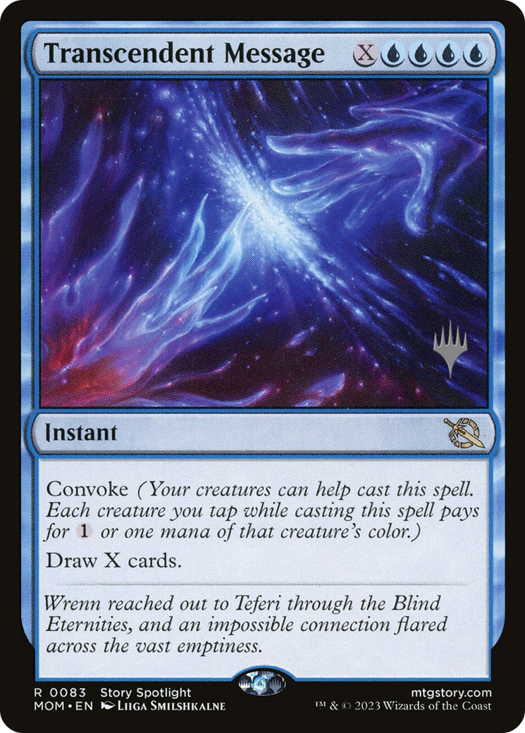 Transcendent Message (Promo Pack) [March of the Machine Promos] | Event Horizon Hobbies CA