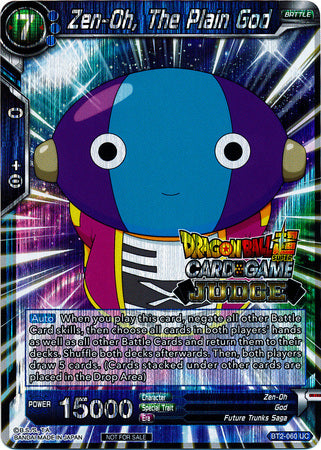 Zen-Oh, The Plain God (BT2-060) [Judge Promotion Cards] | Event Horizon Hobbies CA