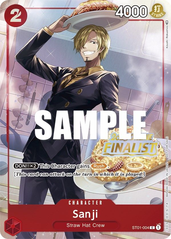 Sanji (Online Regional 2023) [Finalist] [One Piece Promotion Cards] | Event Horizon Hobbies CA