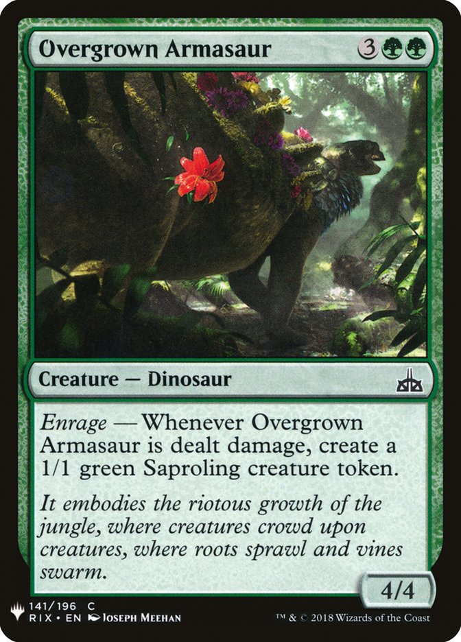 Overgrown Armasaur [Mystery Booster] | Event Horizon Hobbies CA