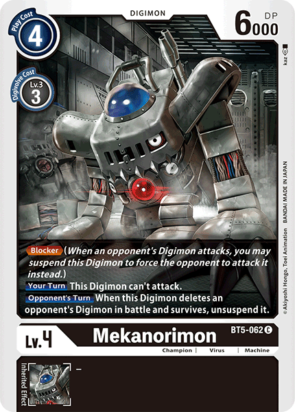 Mekanorimon [BT5-062] [Battle of Omni] | Event Horizon Hobbies CA