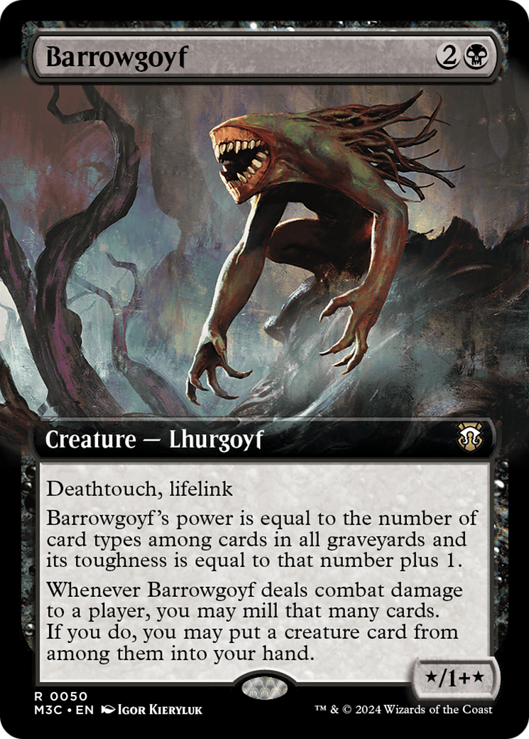 Barrowgoyf (Extended Art) [Modern Horizons 3 Commander] | Event Horizon Hobbies CA